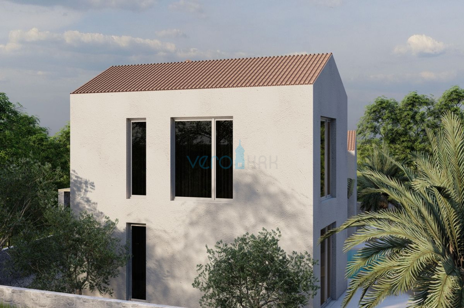 Vrbnik, surroundings, Building land 794 m2 with submitted documentation for a building permit, for sale